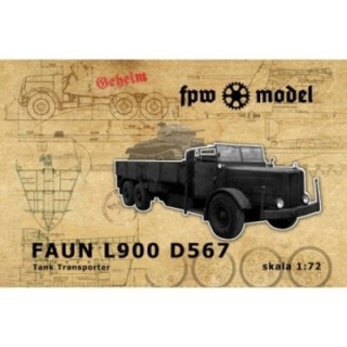 Faun L900 Tank Transporter (otwarta kabina WH)