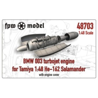 BMW 003 turbojet engine for Tamiya 1:48 He-162 Salamander
