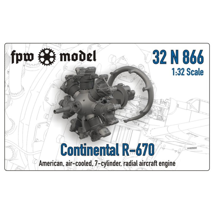 Continental R-670