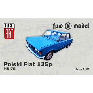 Polski Fiat 125p - wersja późna, cywilna (MR'75)