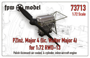 PZInż Major 4 (lic. Walter Major 4) for 1:72 RWD-13