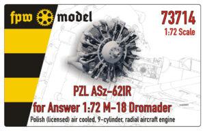 PZL ASz-62IR for Answer 1:72 M-18 Dromader